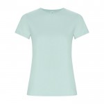 Camiseta de 100% algodón orgánico para mujer 160 g/m2 Roly color verde menta