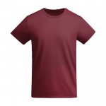Camiseta de algodón orgánico de punto para hombre 175 g/m2 Roly color burdeos
