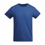 Camiseta de algodón orgánico de punto para hombre 175 g/m2 Roly color azul real