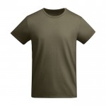 Camiseta de algodón orgánico de punto para hombre 175 g/m2 Roly color verde militar