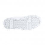 Zapatillas blancas unisex estilo casual vista tercera