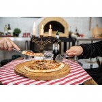 Set de utensilios para la pizza de acero inoxidable Boska color plateado brillante vista de ambiente