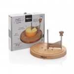 Rizador de queso de gama alta de acero inoxidable Boska color plateado brillante vista con caja