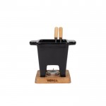 Fondue de cerámica de gama alta con garantía de por vida Boska color negro