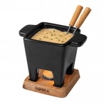 Fondue de cerámica de gama alta con garantía de por vida Boska color negro segunda vista