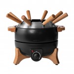 Fondue eléctrica con control preciso y capacidad para 8 personas Boska color negro