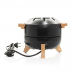 Fondue eléctrica con control preciso y capacidad para 8 personas Boska color negro cuarta vista