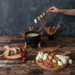 Fondue eléctrica con control preciso y capacidad para 8 personas Boska color negro