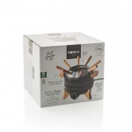 Fondue eléctrica con control preciso y capacidad para 8 personas Boska color negro