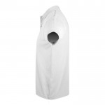 Polo de poliéster y algodón 200 g/m2 color blanco tercera vista