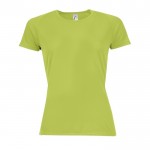 Camisetas de deporte para mujer 140 g/m2 color verde claro