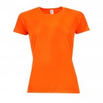 Camisetas de deporte para mujer 140 g/m2 color naranja
