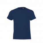 Camiseta infantil algodón 150 g/m2 color azul marino