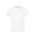 Camiseta infantil algodón 150 g/m2 color blanco