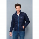 Chaqueta acolchada personalizada 180 g/m2 color azul oscuro impreso