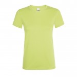Camisetas para mujer con logo 150 g/m2 color verde claro