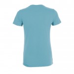 Camisetas para mujer con logo 150 g/m2 color azul claro con logo