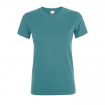 Camisetas para mujer con logo 150 g/m2 color turquesa