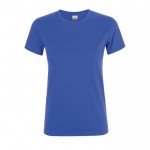 Camisetas para mujer con logo 150 g/m2 color azul real