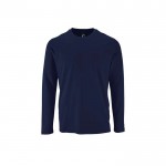 Camiseta manga larga de 100% algodón 190 g/m2 SOL'S Imperial color azul marino