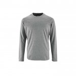 Camiseta manga larga de 100% algodón 190 g/m2 SOL'S Imperial color gris claro