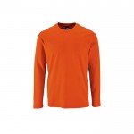 Camiseta manga larga de 100% algodón 190 g/m2 SOL'S Imperial color naranja