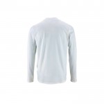 Camiseta manga larga de 100% algodón 190 g/m2 SOL'S Imperial color blanco vista trasera