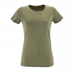 Camisetas para mujer algodón 150 g/m2 color caqui