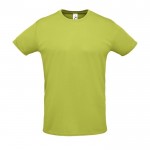 Camiseta técnica unisex 130 g/m2 color verde claro