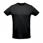 Camiseta técnica unisex 130 g/m2 color negro