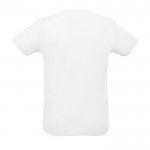Camiseta técnica unisex 130 g/m2 color blanco con logo