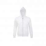 Sudadera de algodón y poliéster para hombre 280 g/m2 SOL'S Spike color blanco novena vista