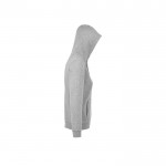 Sudadera de algodón y poliéster para mujer 280 g/m2 SOL'S Spike color gris claro vista lateral