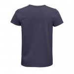 Camisetas algodón orgánico 175 g/m2 color titanio con logo