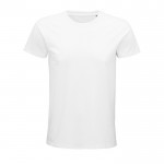 Camisetas algodón orgánico 175 g/m2 color blanco