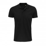 Polos con logo de empresa 170 g/m2 color negro