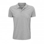 Polos con logo de empresa 170 g/m2 color gris