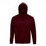Sudadera eco con capucha 280 g/m2 color burdeos