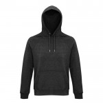 Sudadera eco con capucha 280 g/m2 color grafito