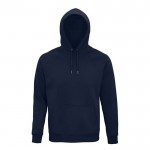 Sudadera eco con capucha 280 g/m2 color azul marino