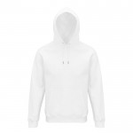 Sudadera eco con capucha 280 g/m2 color blanco