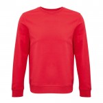 Sudadera con logo sostenible 280 g/m2 color rojo