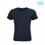 Camiseta infantil de cuello redondo 175 g/m2 color azul marino