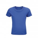 Camiseta infantil de cuello redondo 175 g/m2 color azul real