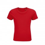 Camiseta infantil de cuello redondo 175 g/m2 color rojo