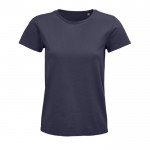 Camiseta mujer algodón orgánico 175 g/m2 color titanio