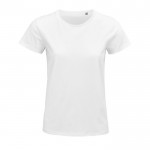 Camiseta mujer algodón orgánico 175 g/m2 color blanco