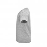 Camiseta eco para niños 150 g/m2 color gris jaspeado segunda vista