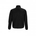 Chaqueta para hombre de poliéster reciclado 280 g/m2 SOL'S Factor color negro vista trasera