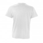 Camisetas de algodón 150 g/m2 color gris claro jaspeado con logo